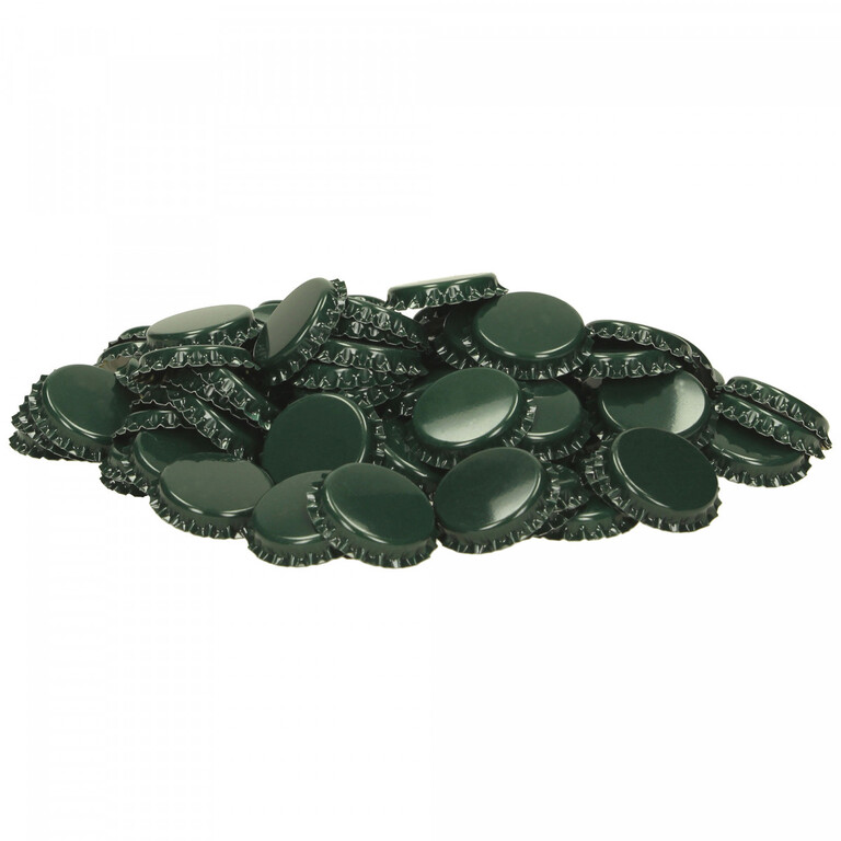  - Kapsle zielone na butelki 29mm 100szt do 8 barów (1)